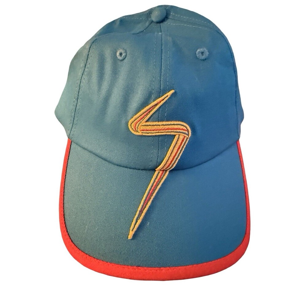 Marvel Ms. Marvel Adult Adjustable Baseball Cap Blue Red Hat New
